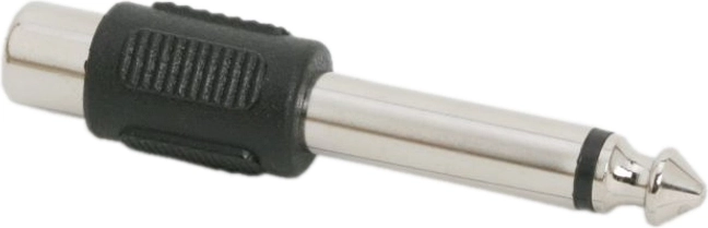 Adaptateur RCA femelle vers jack mâle 6,3 mm mono