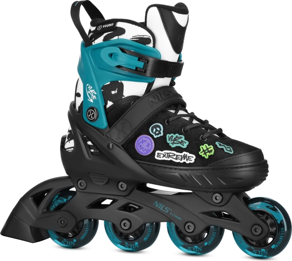 Rollers en ligne NILS Extreme Vibe turquoise – M (37-40)