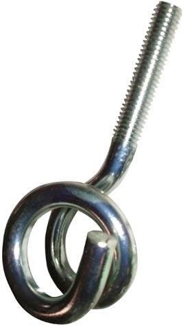 Crochet de balançoire M8 × 86 mm, galvanisé – lot de 10 pièces