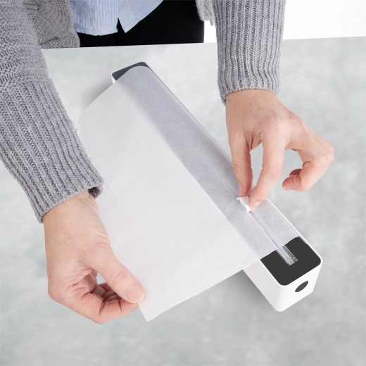 Distribution aisée depuis le rouleau