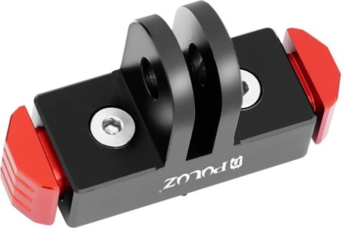 Support magnétique à fixation rapide Puluz pour GoPro HERO13 Black / MAX2 (noir et rouge)