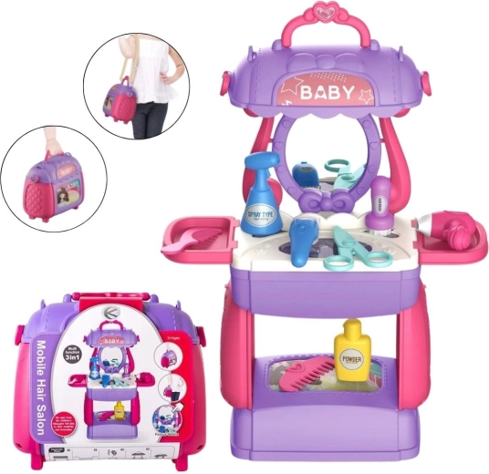 Set de coiffure pour enfants dans une valisette - 1 pièce
