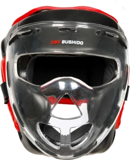 Protection intégrale du visage avec visière transparente