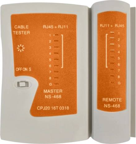 Testeur RJ45/RJ11 avec indication LED