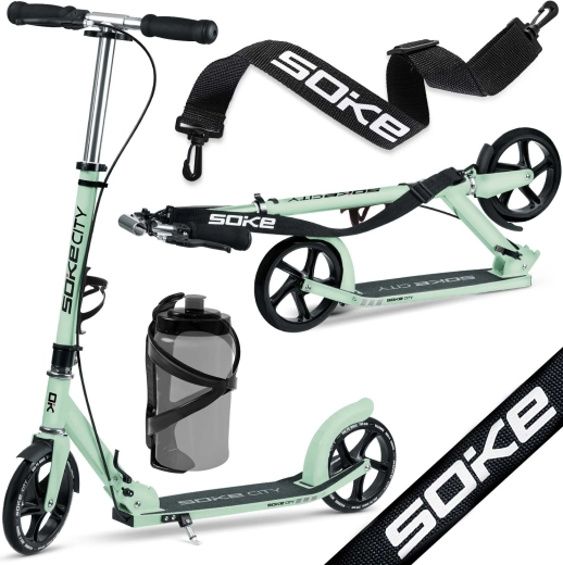 Trottinette urbaine Soke City – Verte