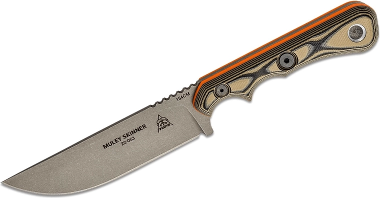 Matériaux durables : 154CM, G10 et construction full-tang