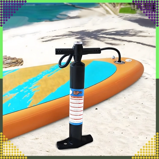 Pompe manuelle double action pour SUP avec manomètre 25 PSI