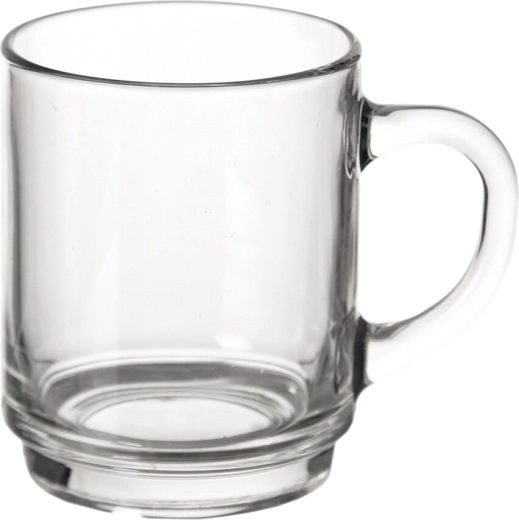 Mug en verre transparent 270 ml, droit