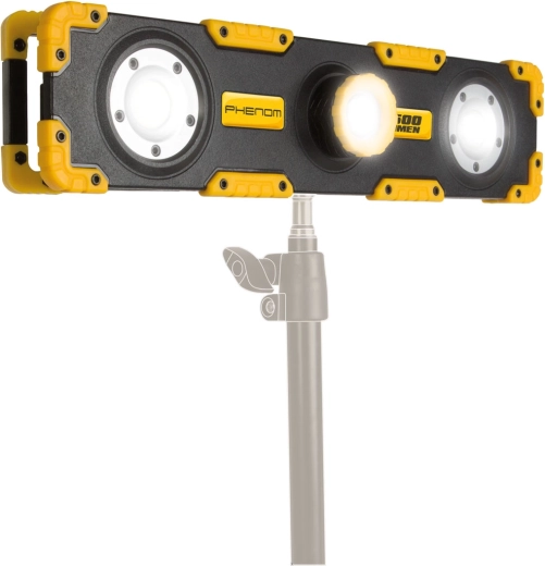 Projecteur de travail LED rechargeable Phenom avec powerbank 1500 lm
