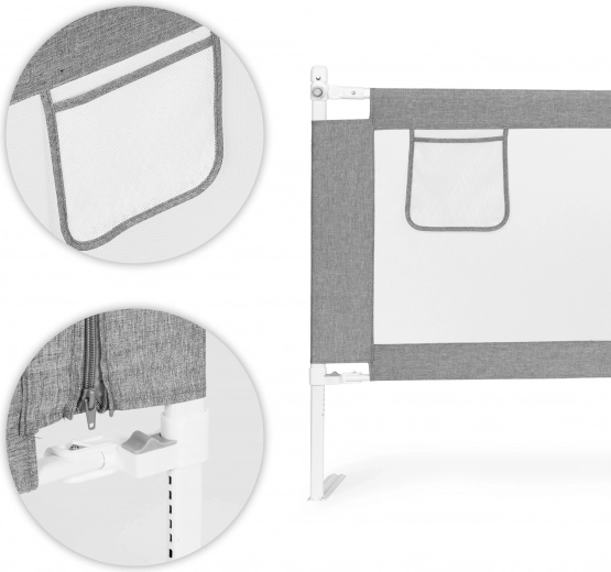 Hauteur réglable et poche pratique