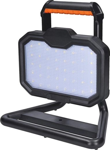 Projecteur LED rechargeable portable Solight 20 W 2000 lm orange et noir
