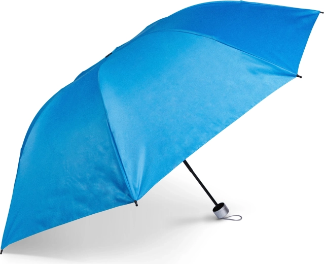 Parapluie pliant bleu de 96 cm avec 8 baleines