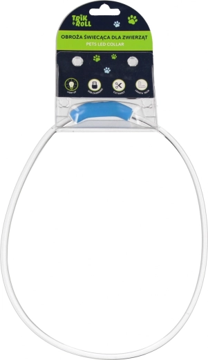 Collier LED lumineux pour chiens et chats avec recharge USB