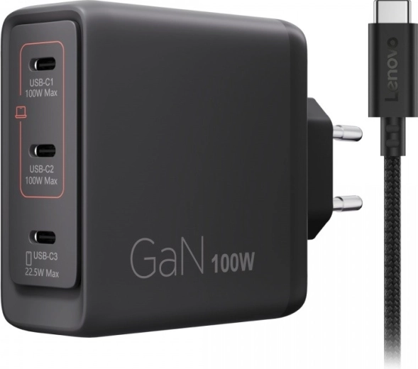 Chargeur de voyage idéal avec une puissance allant jusqu’à 100 W