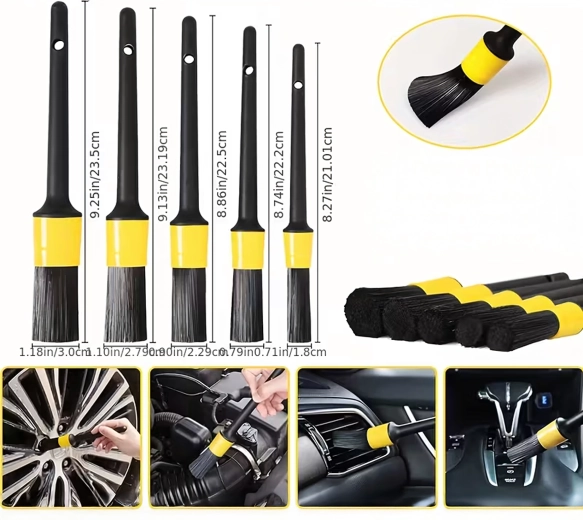 Kit de detailing pour nettoyage auto XXL 27 en 1 avec armoire de rangement