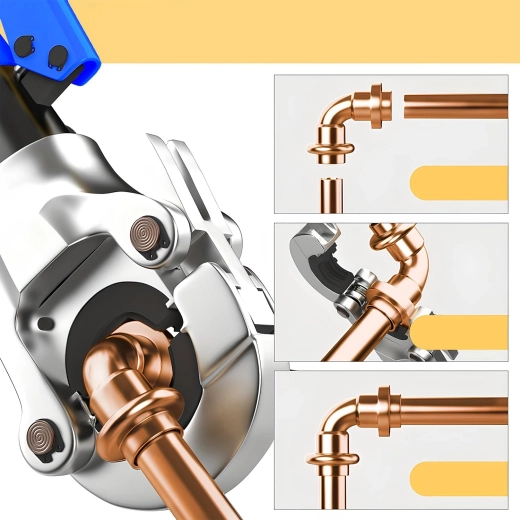 Force de sertissage 12 t pour des raccords solides et étanches