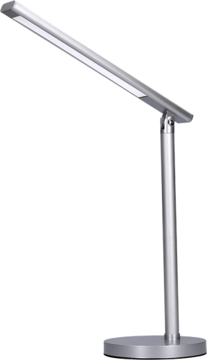 Lampe de bureau LED Solight 7 W à intensité variable avec changement de température de couleur, argentée