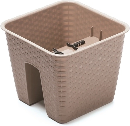 Jardinière suspendue pour rambarde Ratolla 28 cm – moka