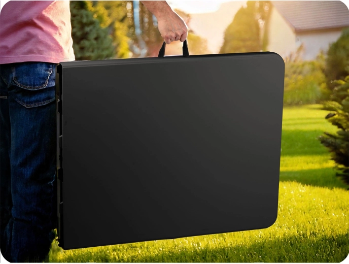 Se plie en valise pour vous accompagner partout