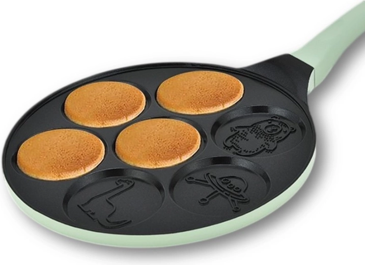 7 alvéoles pour mini blinis en même temps