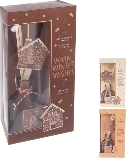 Diffuseur d’arômes de Noël à bâtonnets 100 ml (3 variantes)
