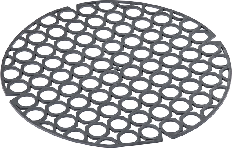 Grille ronde flexible pour évier – Argenté