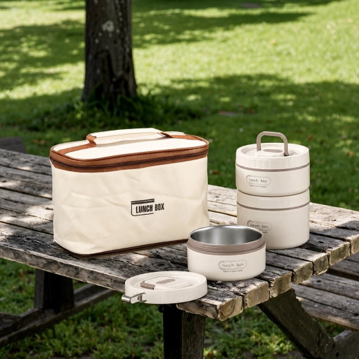 Ensemble de récipients isothermes pour aliments LunchBox 4 pièces