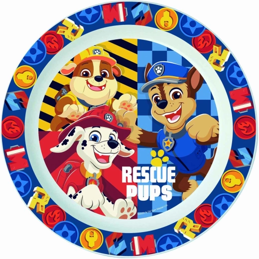 Assiette en plastique Paw Patrol 22 cm