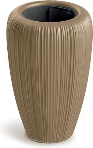 Pot de fleurs OROBO 29 cm, caramel
