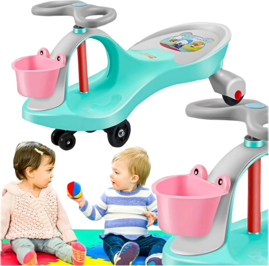 Voiture à bascule gravitationnelle pour enfants – vert