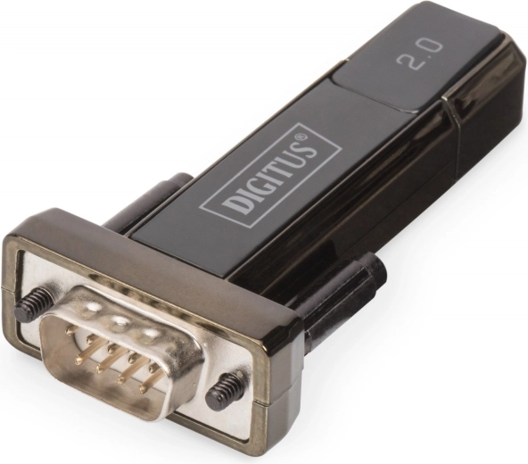 Adaptateur Digitus USB-A 2.0 vers RS232 DB9 avec câble de 0,8 m
