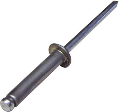 Rivet aveugle 4,0 × 16 mm acier/acier (50 pcs)