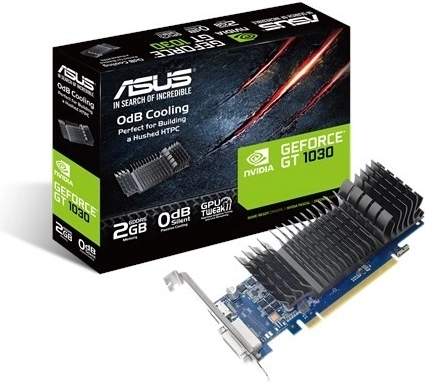 Carte graphique ASUS GT 1030 avec refroidissement passif