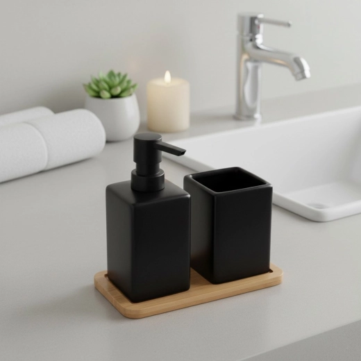 Ordre stylé au lavabo