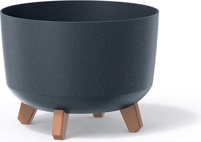 Pot Gracia Standard Eco Wood 33,9 cm anthracite