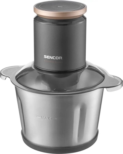 Hachoir alimentaire Sencor avec bol en acier inoxydable de 3 l