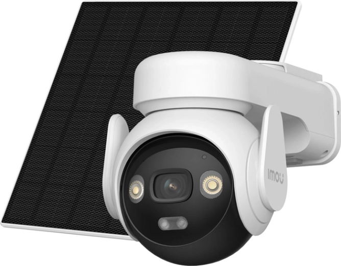 Alimentation solaire et batterie pour un fonctionnement sans prise