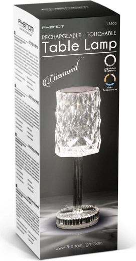 Commande tactile et luminosité réglable