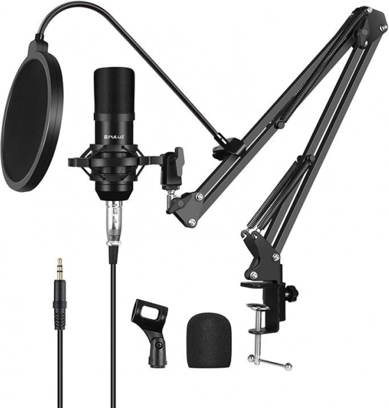 Microphone à condensateur PULUZ pour studio et streaming