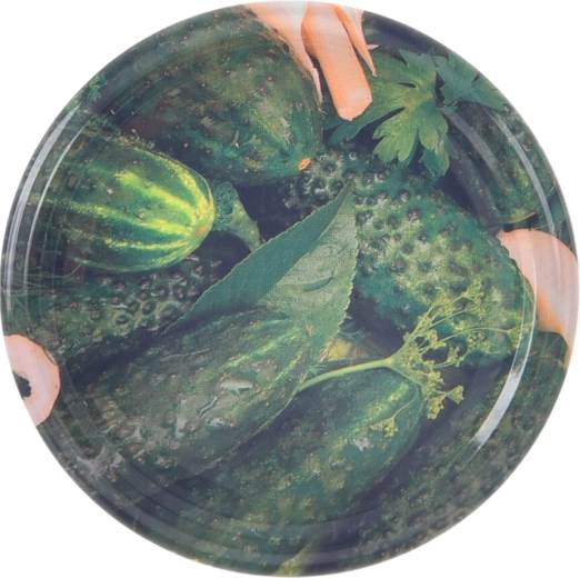 Décor avec motif de concombres