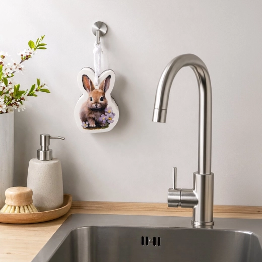 Motif de lapin ludique pour la cuisine