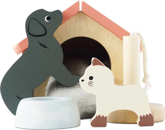 Le Toy Van ensemble d’animaux de compagnie pour maison de poupées