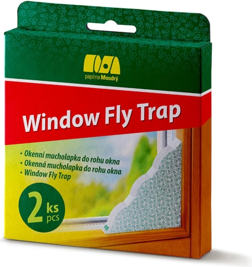 Piège à mouches d’angle pour fenêtre – attrape-insectes décoratif