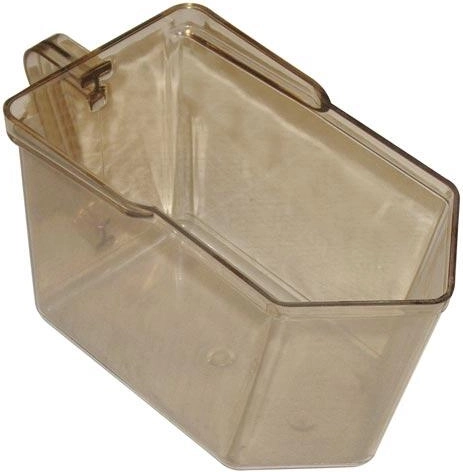 Bac de rangement pour cuisine, fumé, 10 × 12 × 19,5 cm