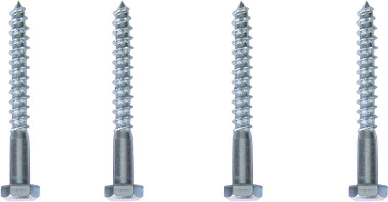 Tire-fonds prêts pour supports en bois