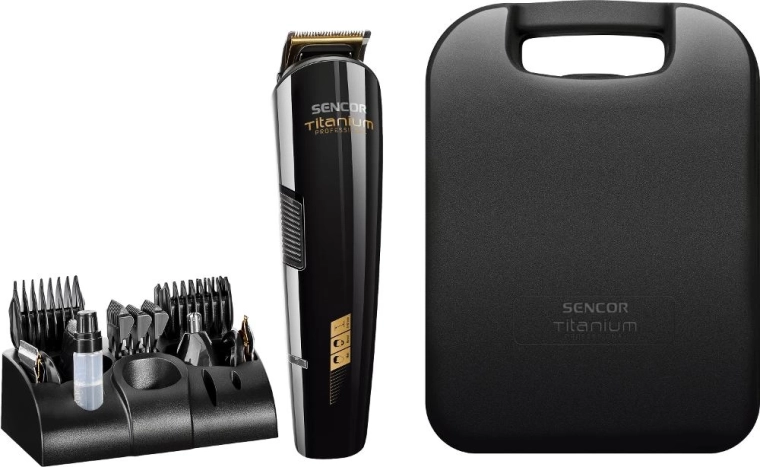 Sencor Titanium ensemble professionnel de tondeuses à cheveux et à barbe