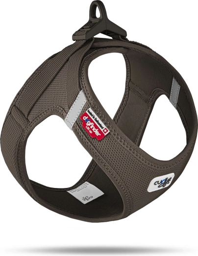 Harnais Curli pour chiens Air-Mesh marron, taille S (4–7 kg)