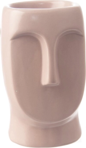 Brûle-parfum en céramique rose pour huiles parfumées et cires