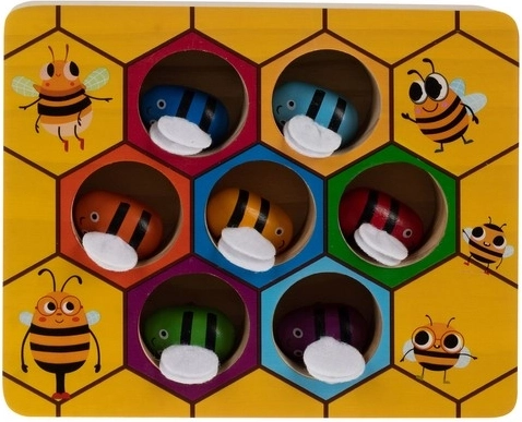 Des abeilles colorées pour apprendre et s’amuser