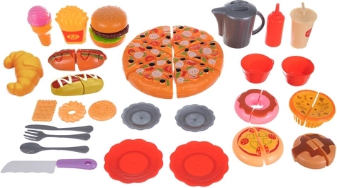 Menu fast-food réaliste pour le jeu de rôle